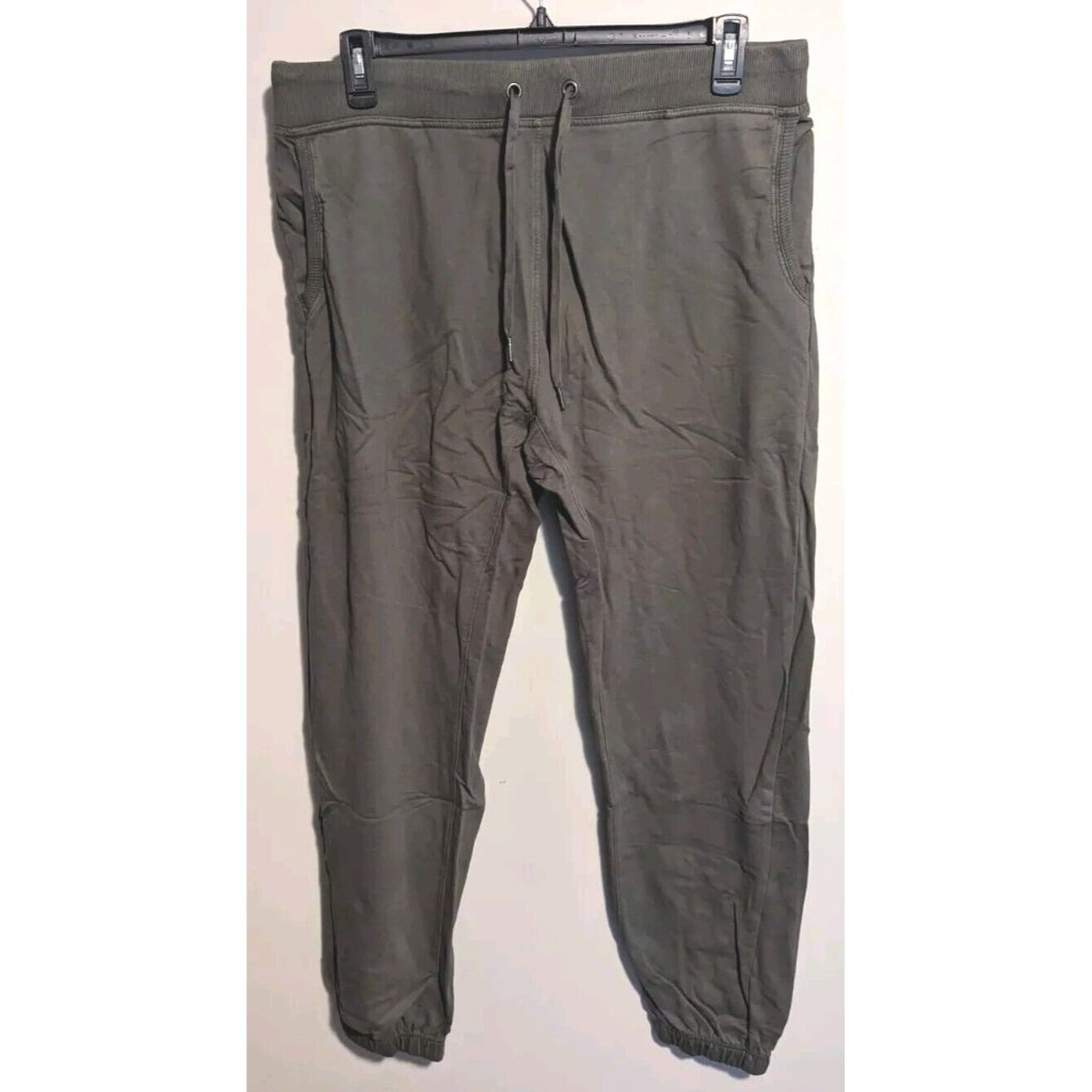 American Giant Nos Loden Green French Terry Sweatpants Size Xl Nwot Usa Made